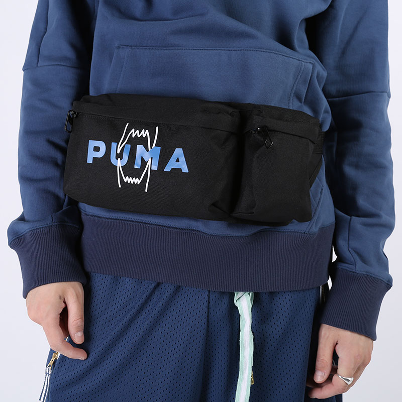  черный сумка на пояс PUMA Basketball Multi Waistbag 7797901 - цена, описание, фото 1